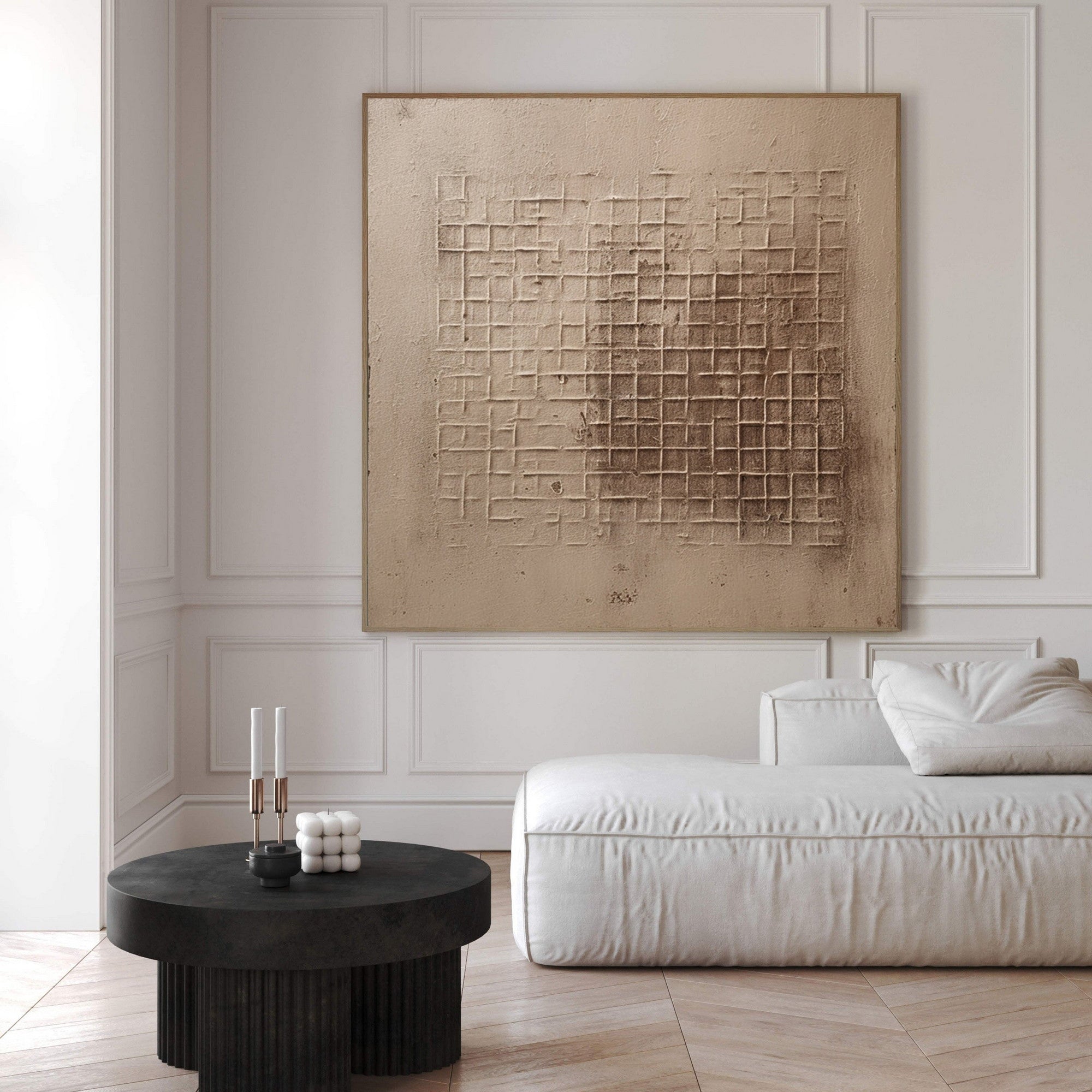 Wabi Sabi Abstract Textured Wall Art for Contemporary Living Room and Dining Area #TX247