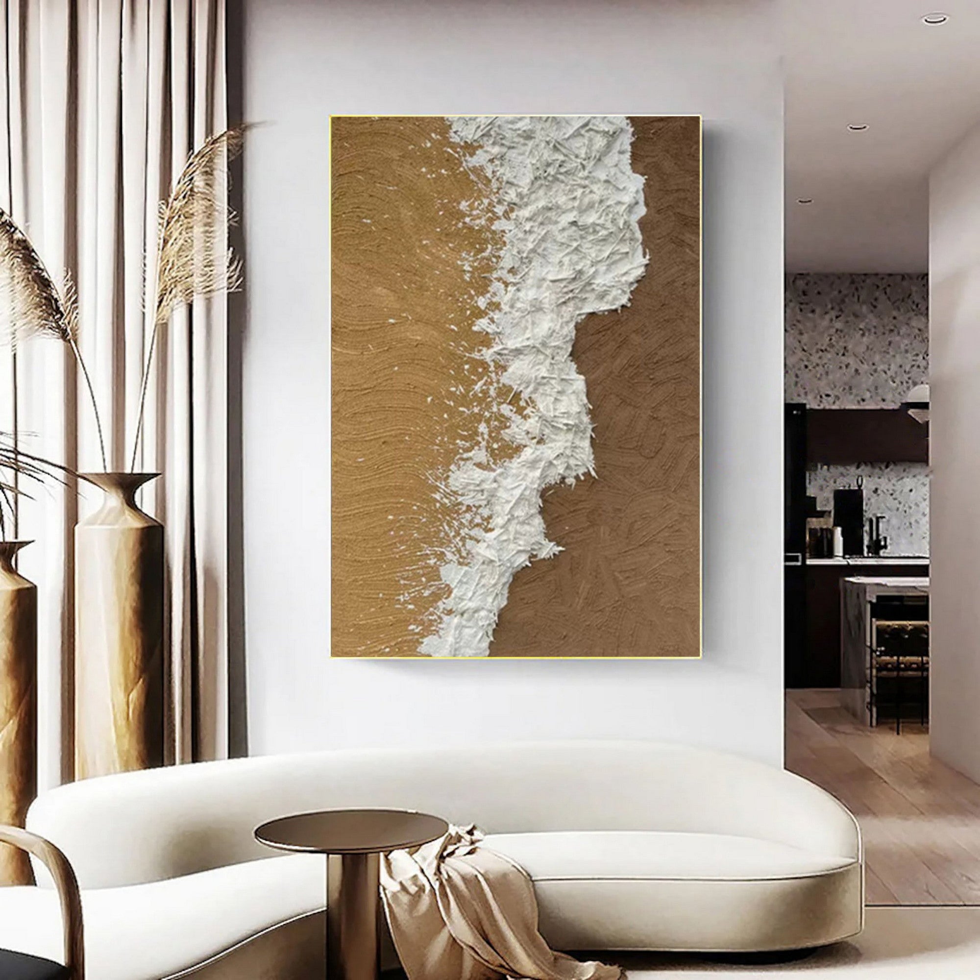 Abstract Textured Wall Art for Modern Home Decor #TX127