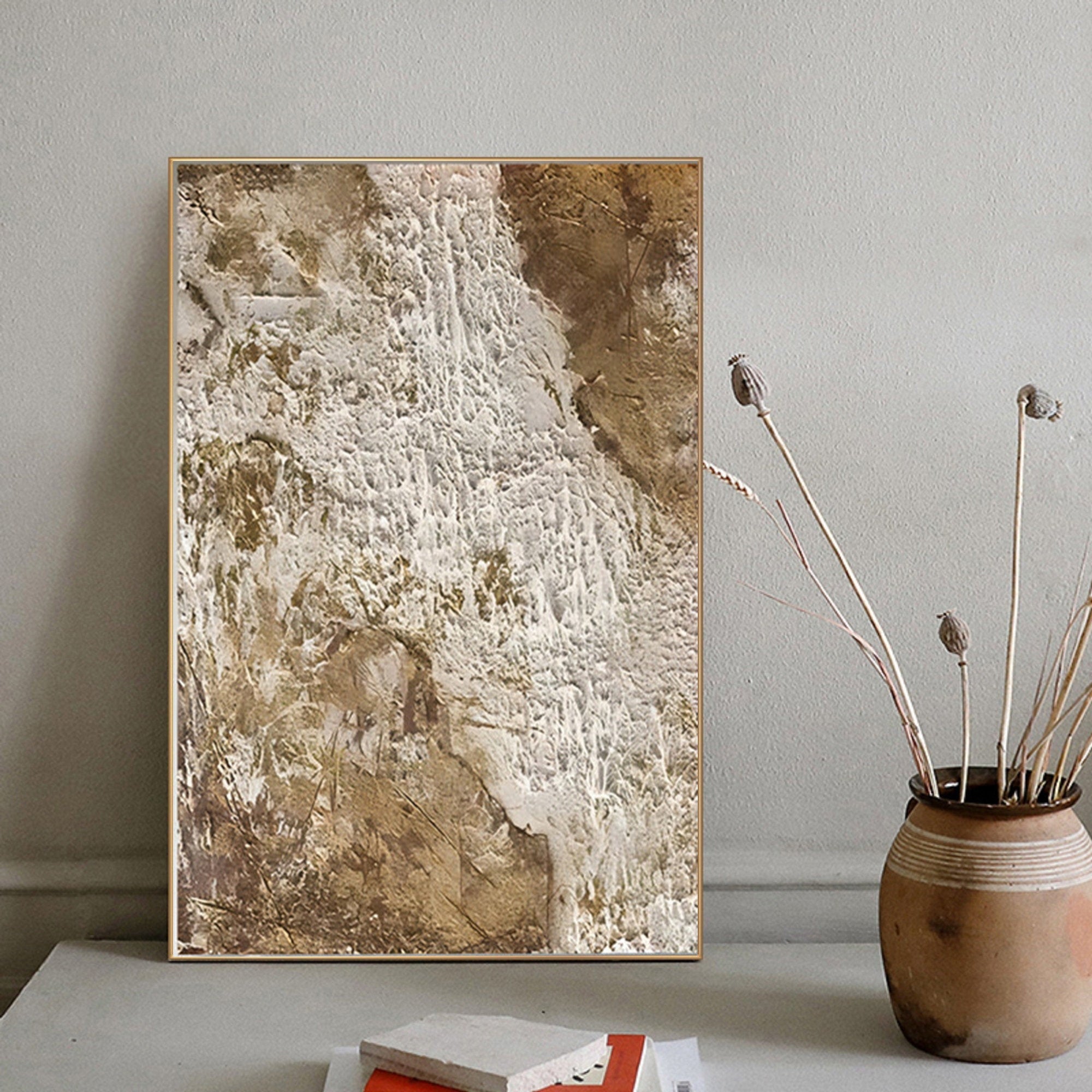 Abstract Textured Painting for Sale Wabi Sabi Wall Art for Contemporary Home Decor #TX097
