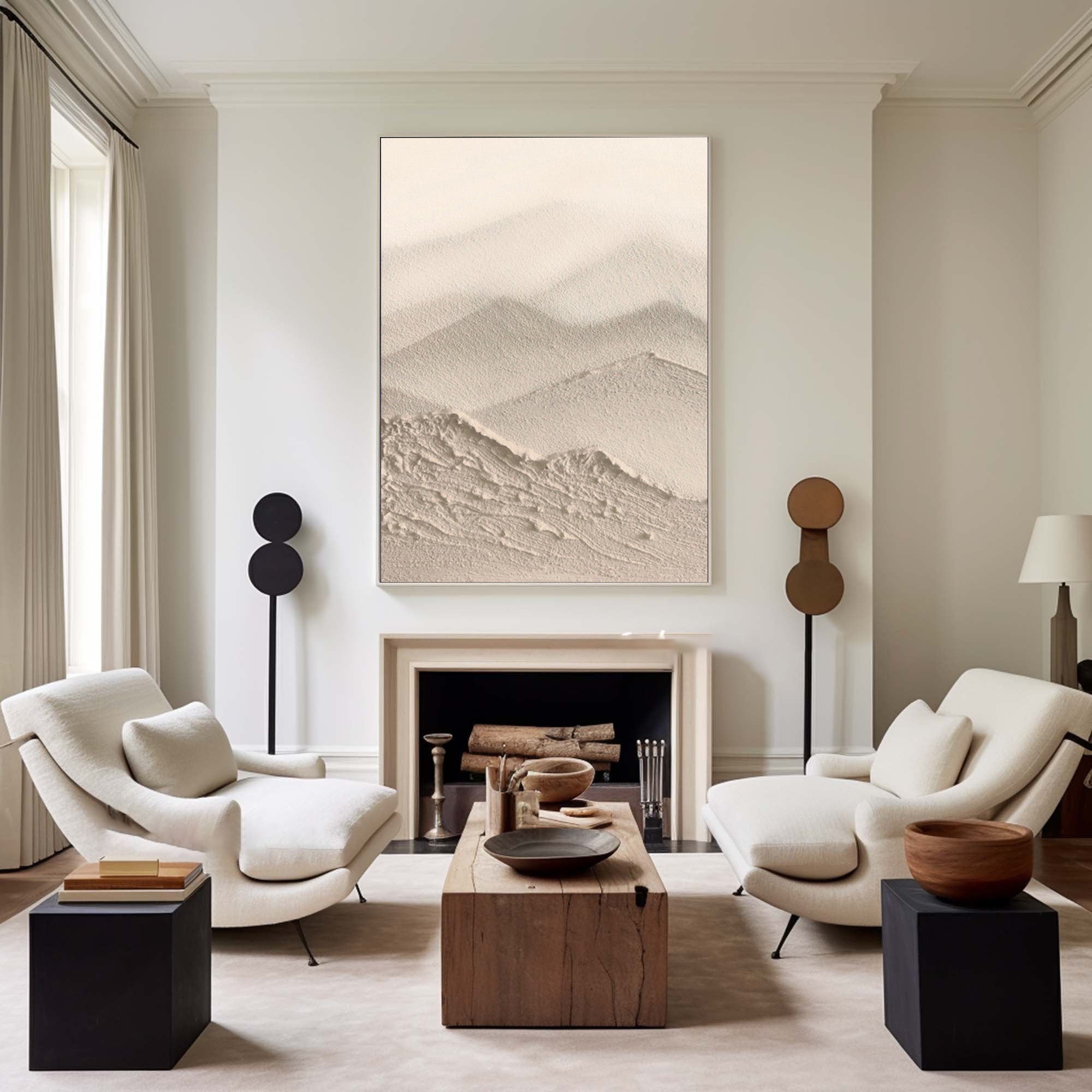Textured Abstract Wall Art for Living Room and Modern Decor #TX130