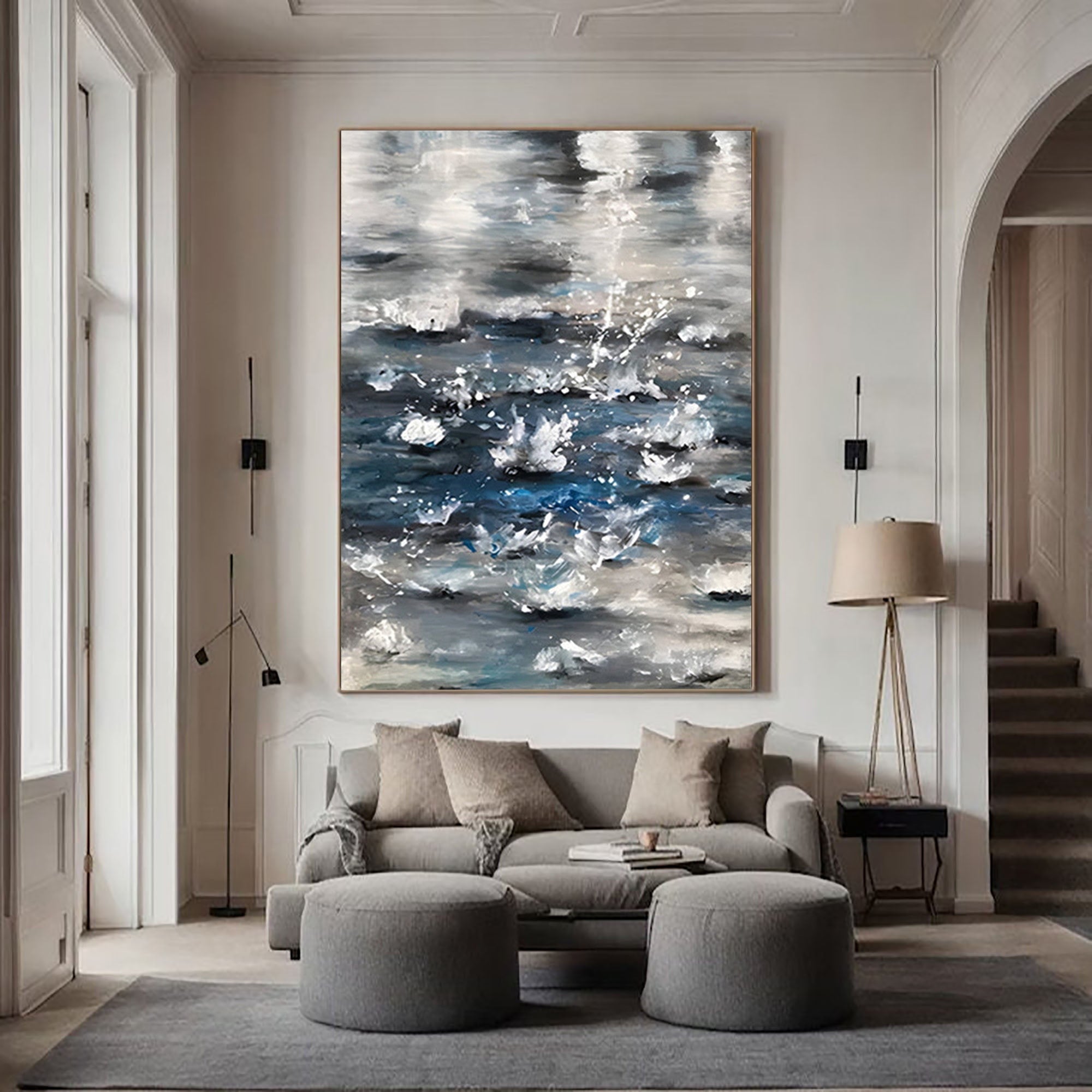 Textured Abstract Wabi Sabi Wall Art for Living Room and Bedroom Decor #TX064