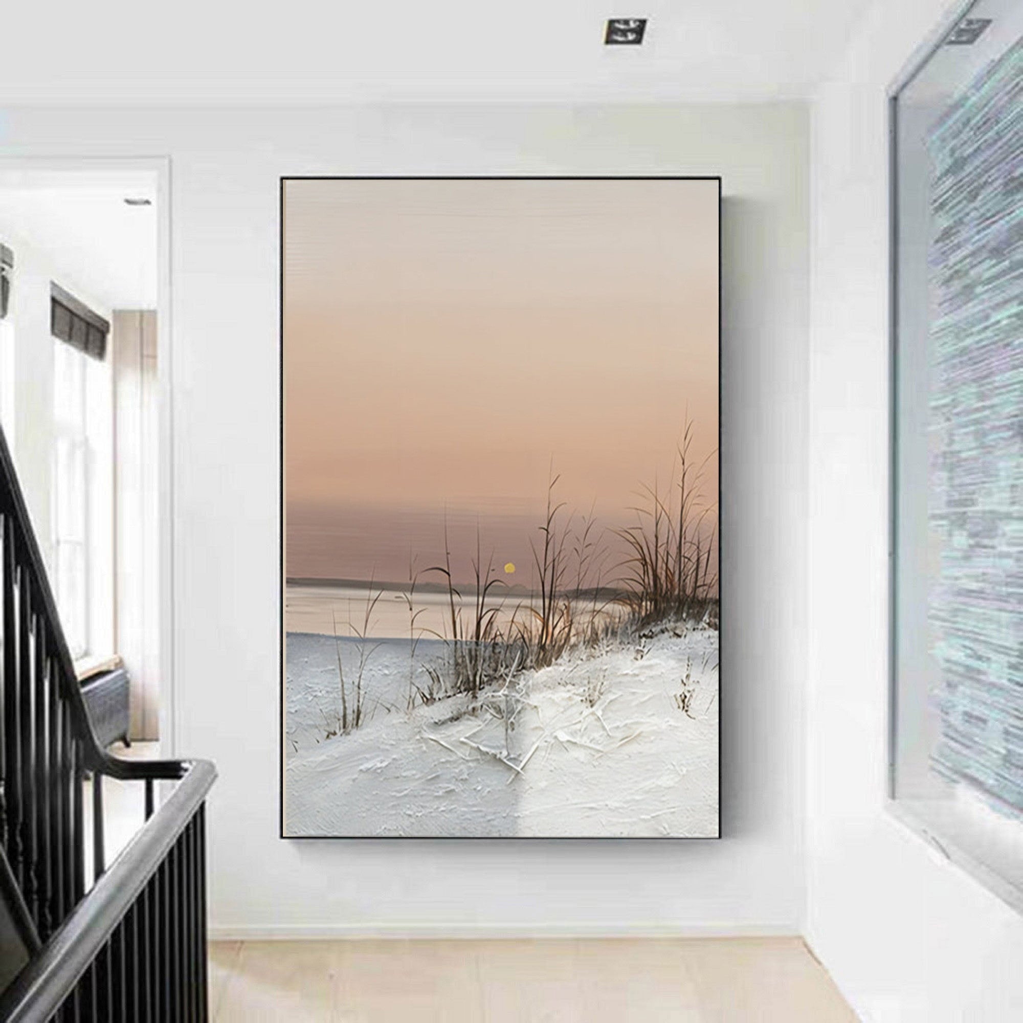 Wabi Sabi Textured Abstract Art for Minimalist Home and Office Decor #TX058