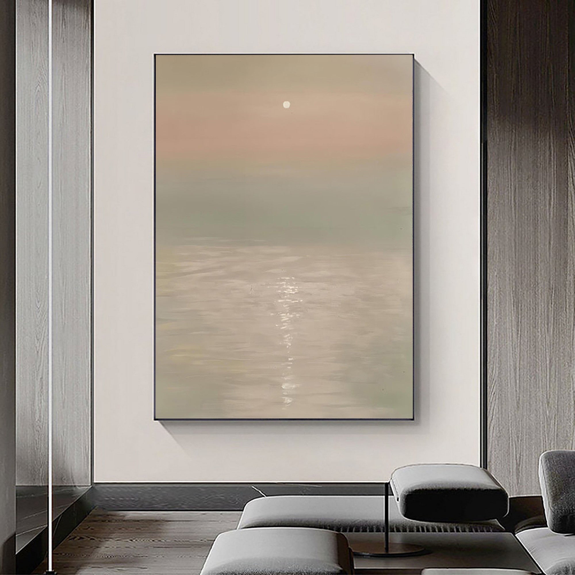 Wabi Sabi Inspired Textured Abstract Art for Living Room and Bedroom Wall Decor #TX049