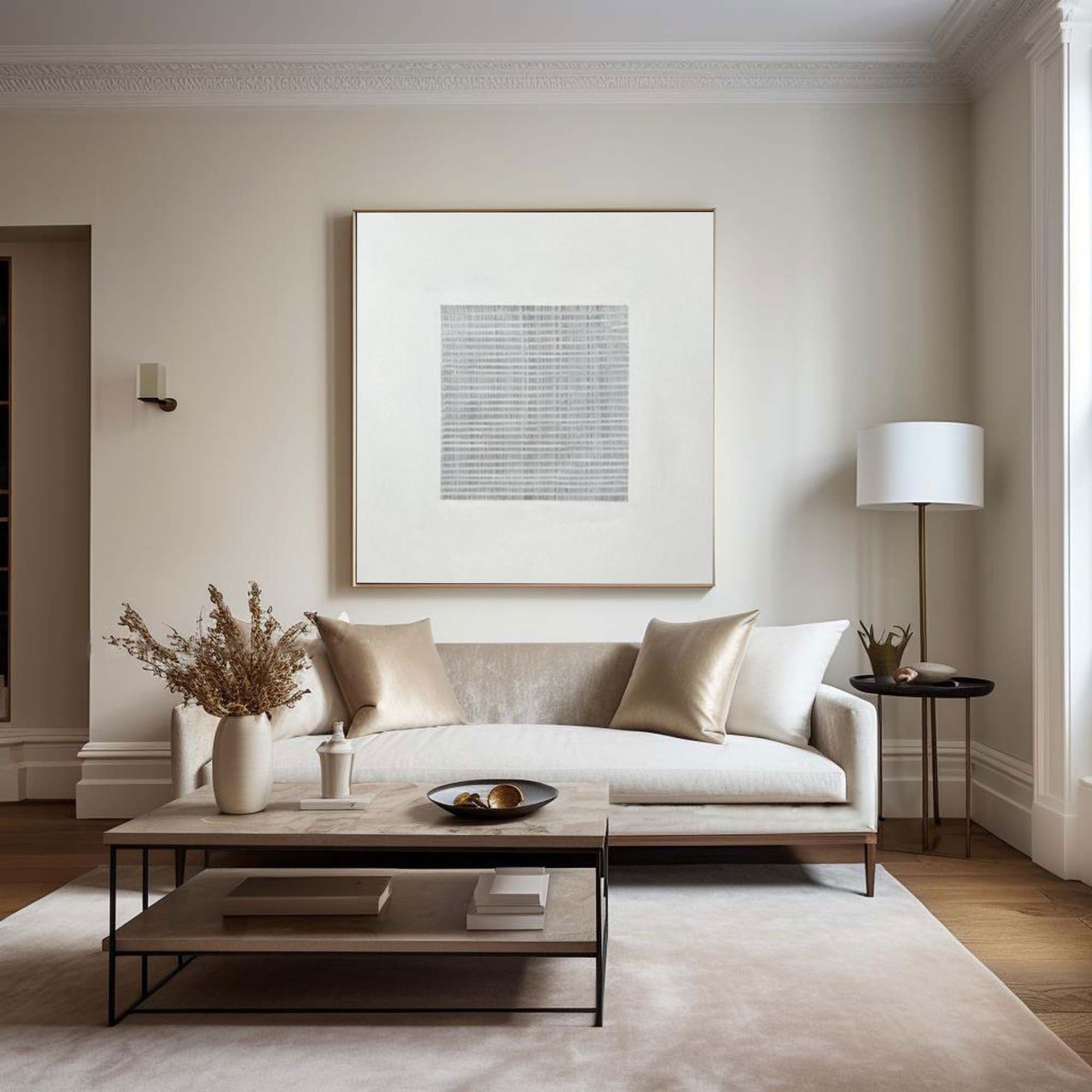 Wabi Sabi Textured Wall Artwork Framed for Contemporary Home Decor #TX120