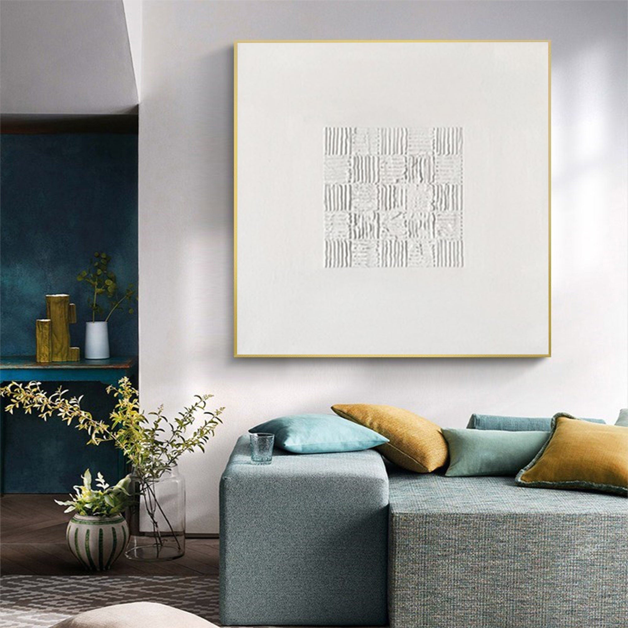 Textured Wabi Sabi Abstract Art for Living Room and Bedroom Wall Decor #TX047